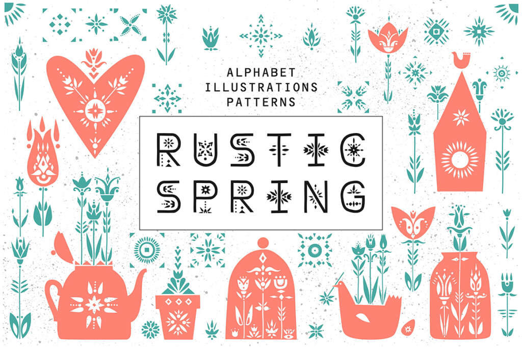 Rustic Spring – Graphic Collection
