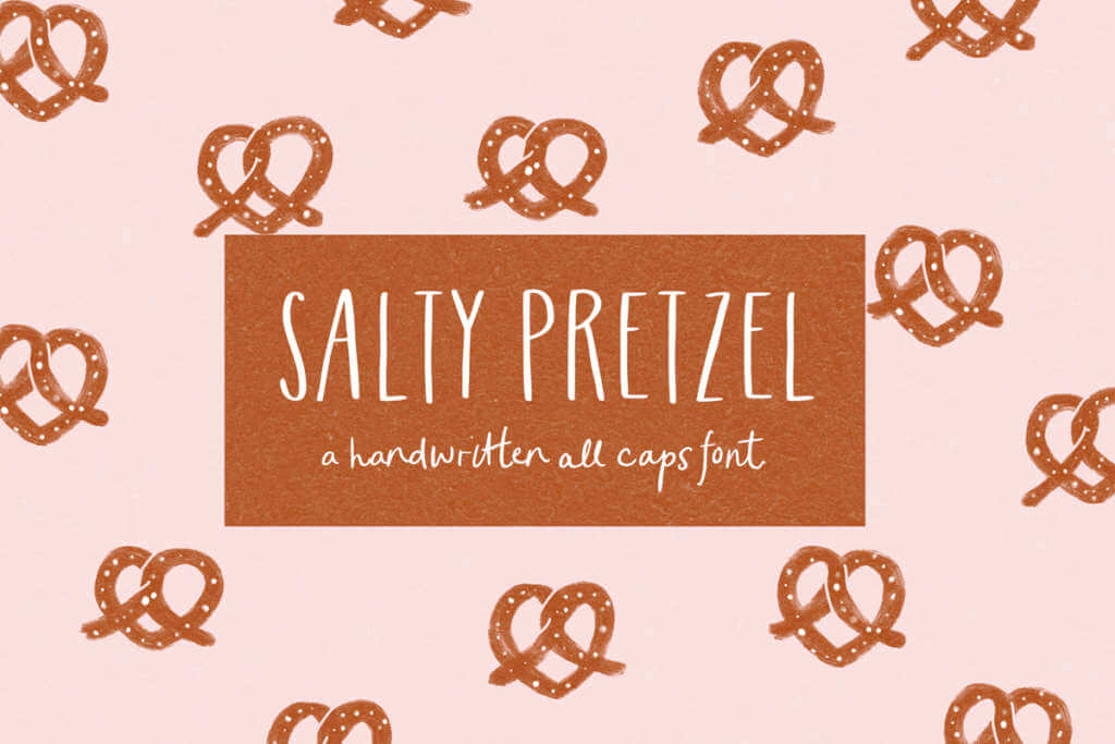 SALTY PRETZEL FONT