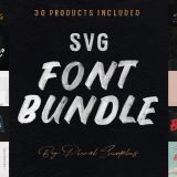 The SVG Font Bundle
