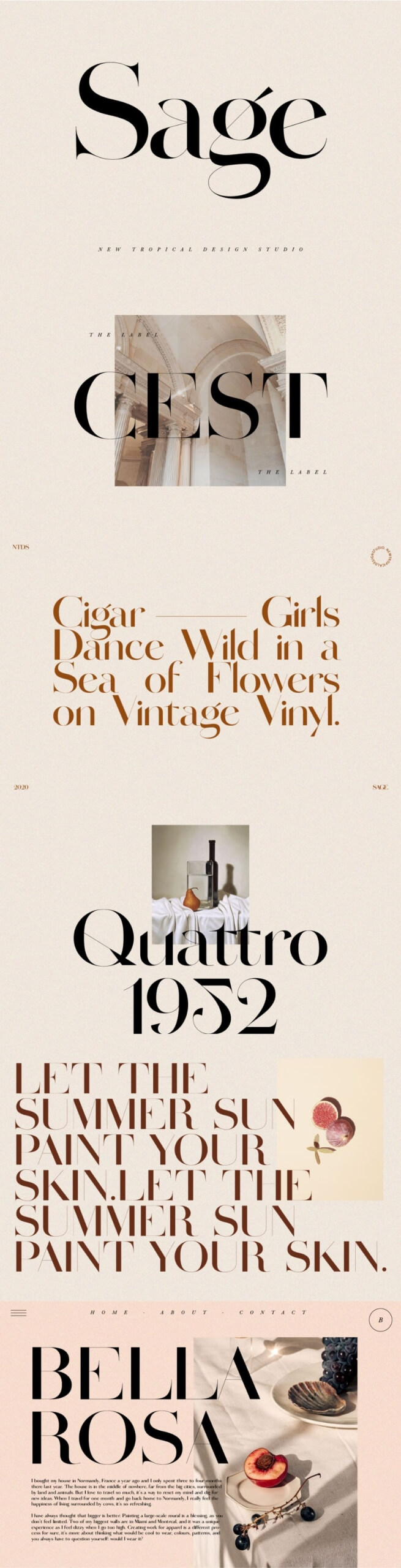 Sage – Serif Font
