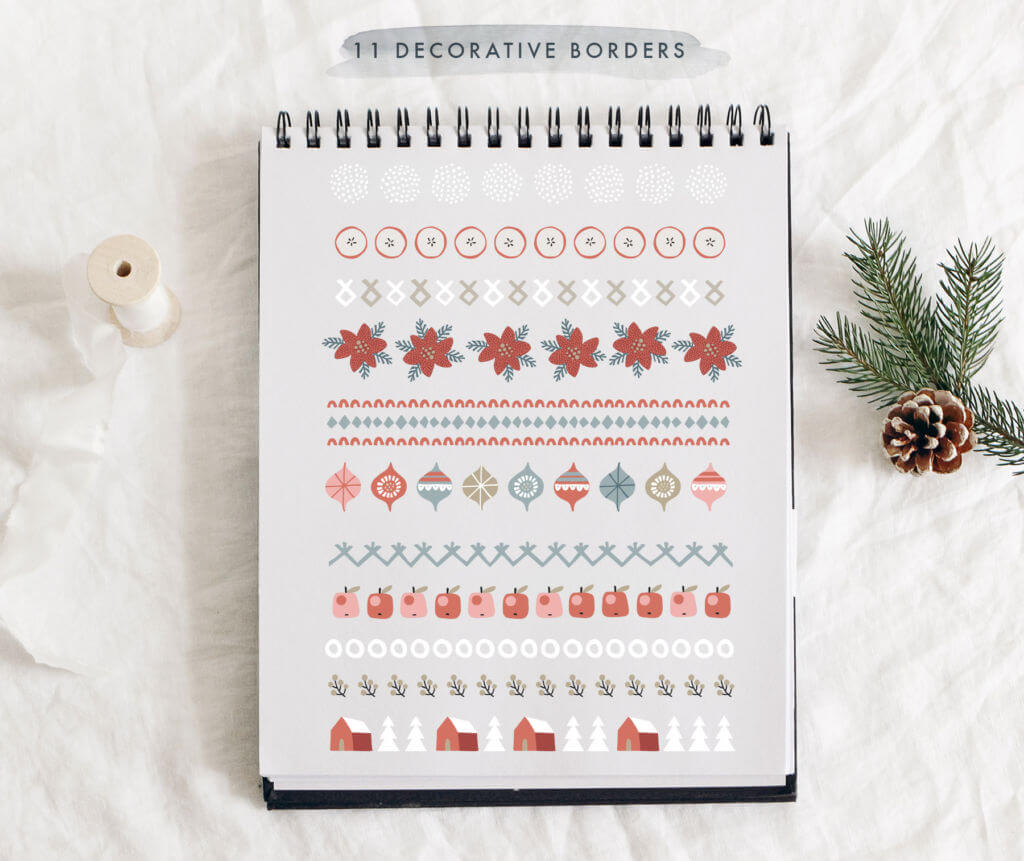 Scandinavian Christmas Illustrations