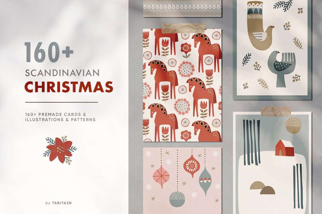 Scandinavian Christmas Illustrations
