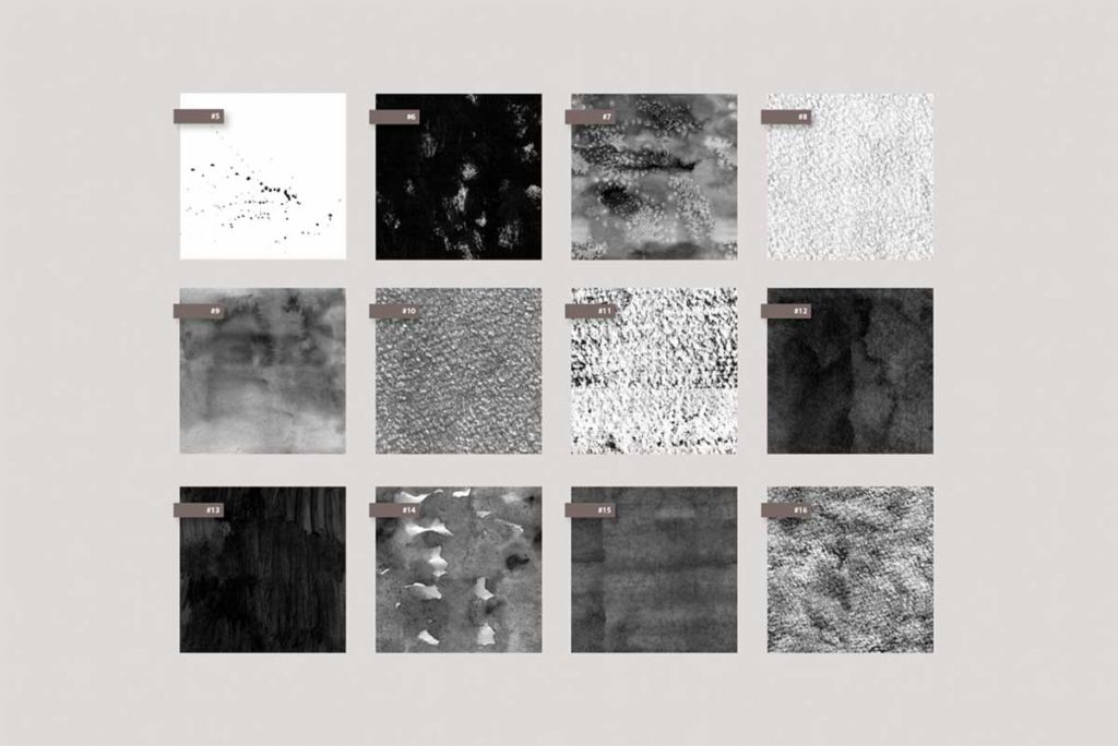 SHAPES & GRAINS FOR BRUSH CREATORS