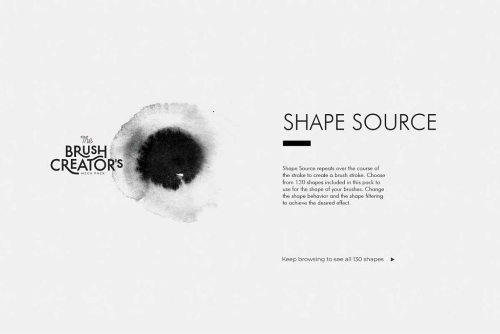 SHAPES & GRAINS FOR BRUSH CREATORS
