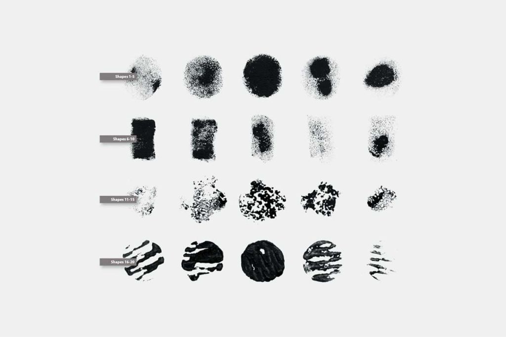 SHAPES & GRAINS FOR BRUSH CREATORS