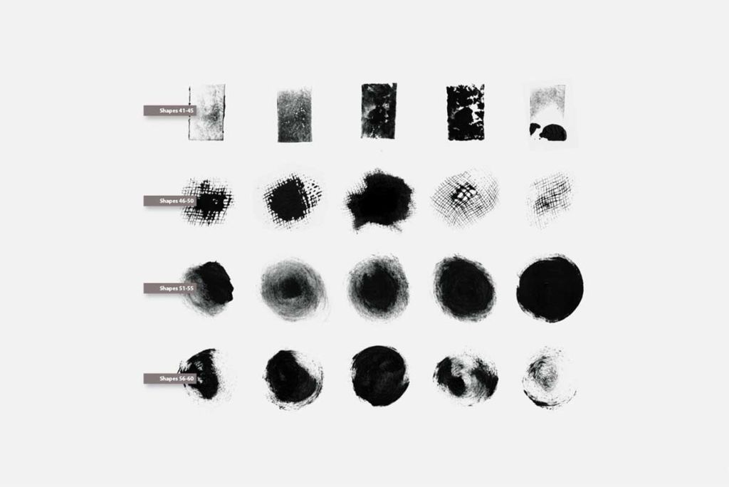 SHAPES & GRAINS FOR BRUSH CREATORS