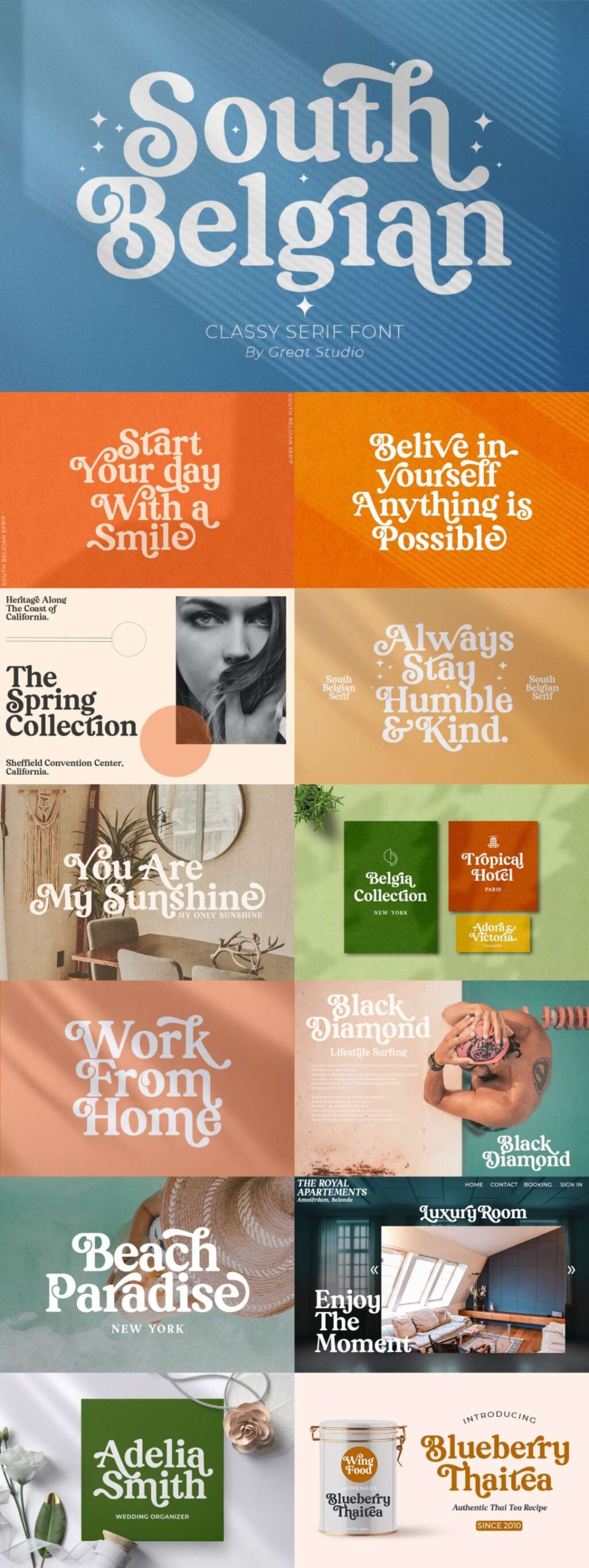 South Belgian – Classy Serif Font