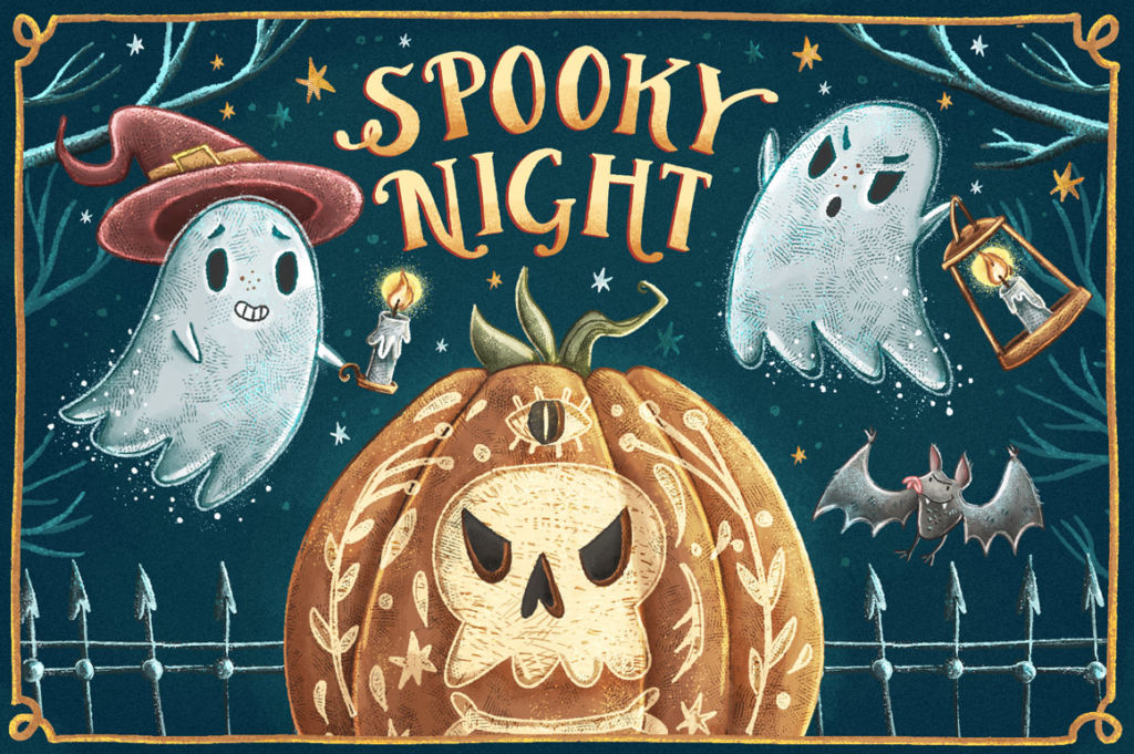 Spooky Night – Halloween Set
