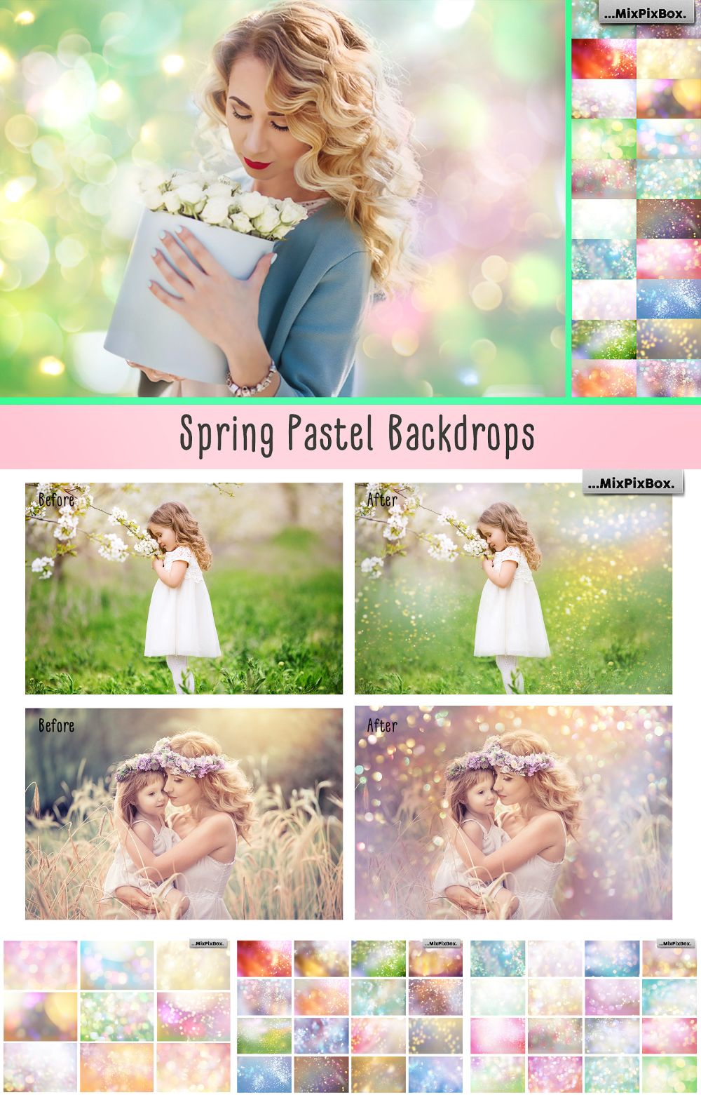 Spring Backdrops