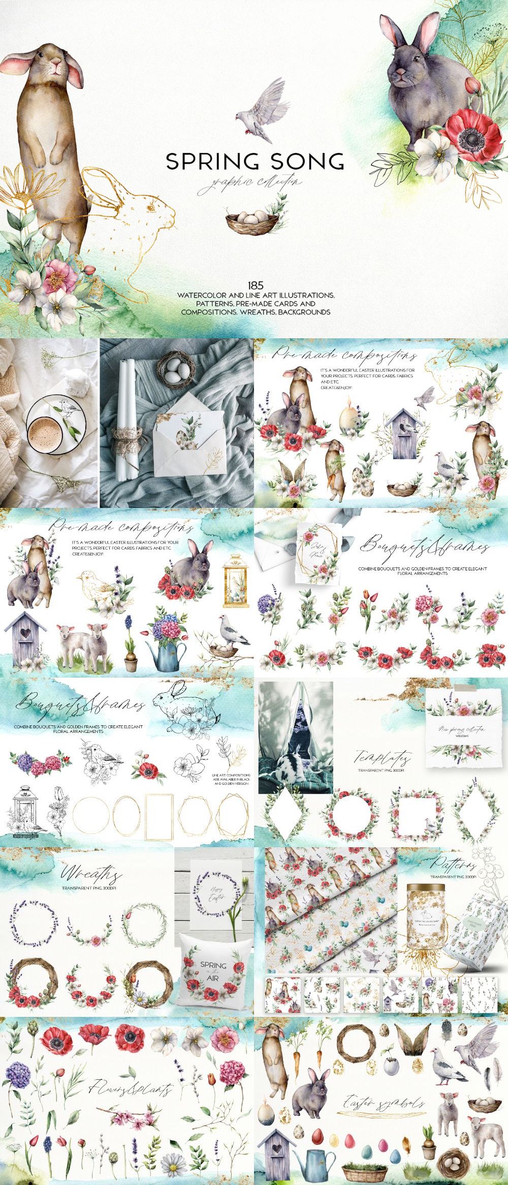 Spring Song Graphics Collection