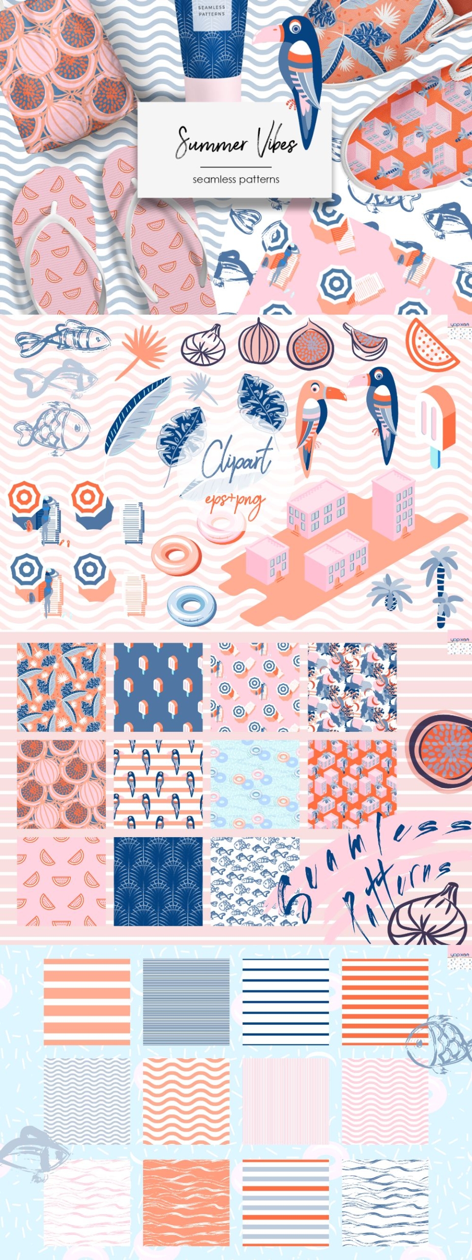 Summer Vibes – Graphics & Patterns