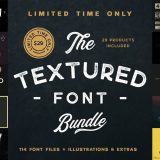 The Textured Font Bundle