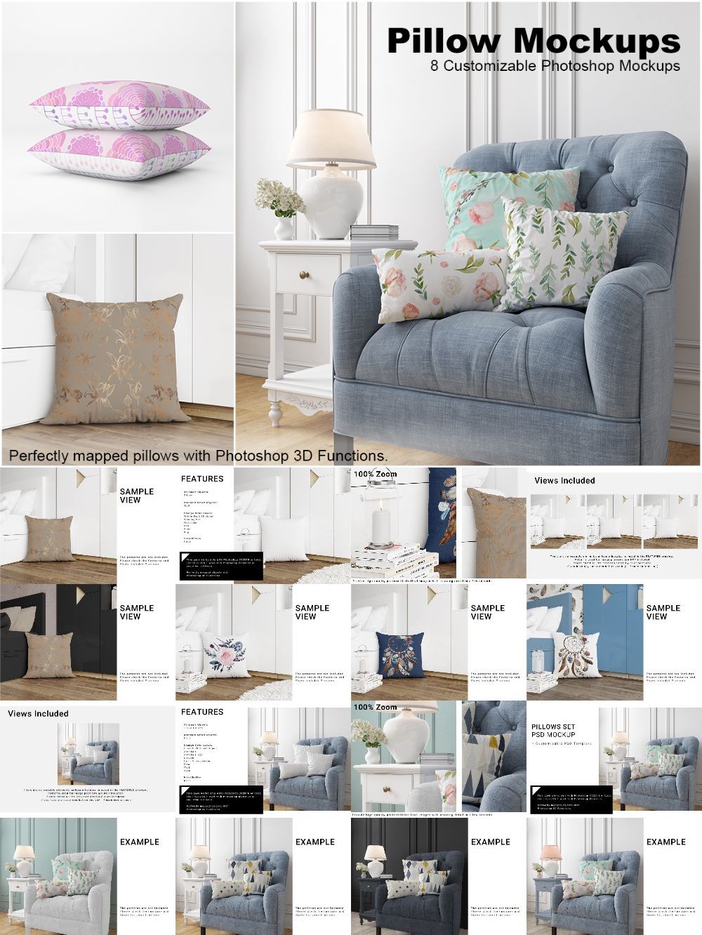 Throw Pillow Set