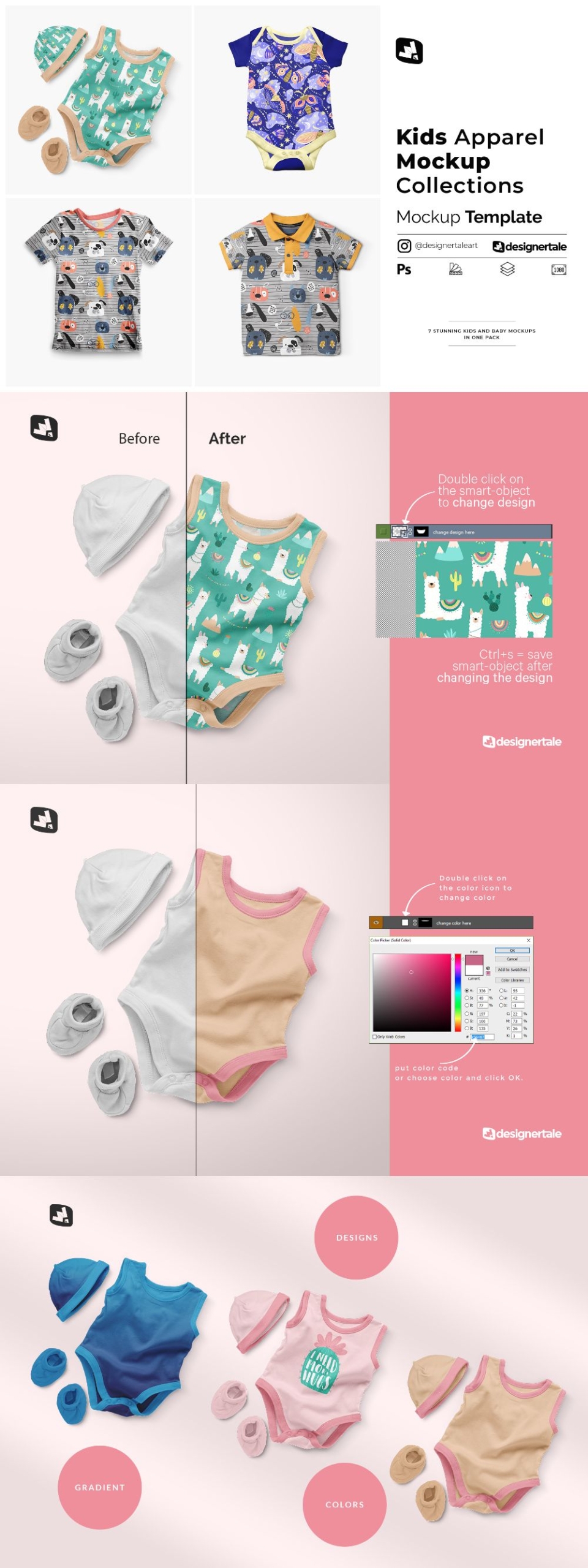 Kids Apparel Mockup Collections