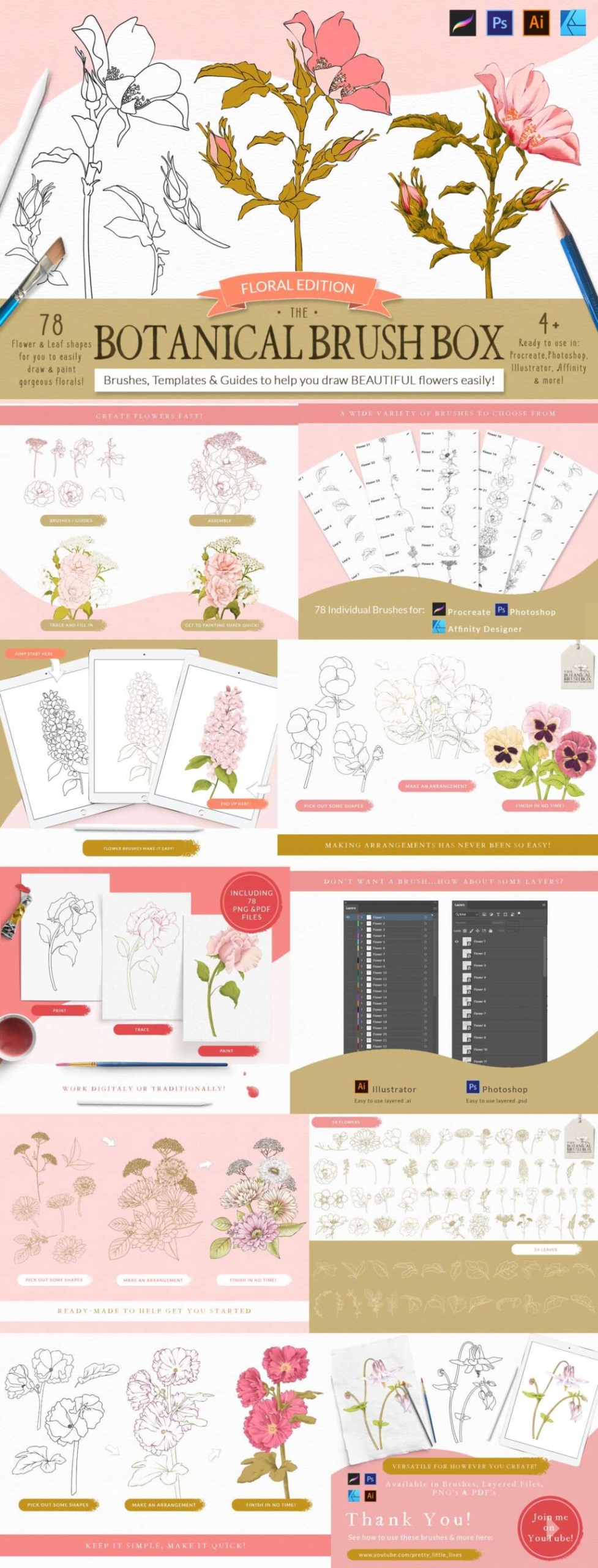 The Botanical Brush Box