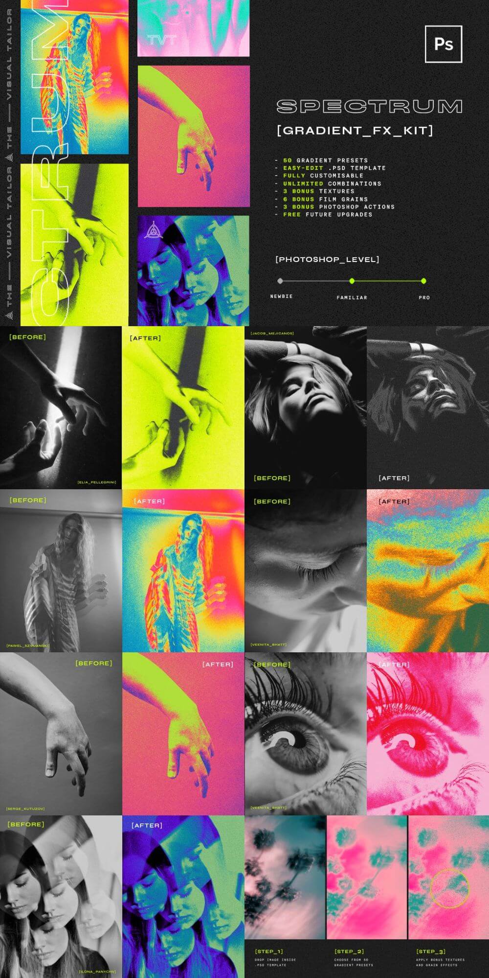 Spectrum – Image FX Kit For Adobe Photoshop