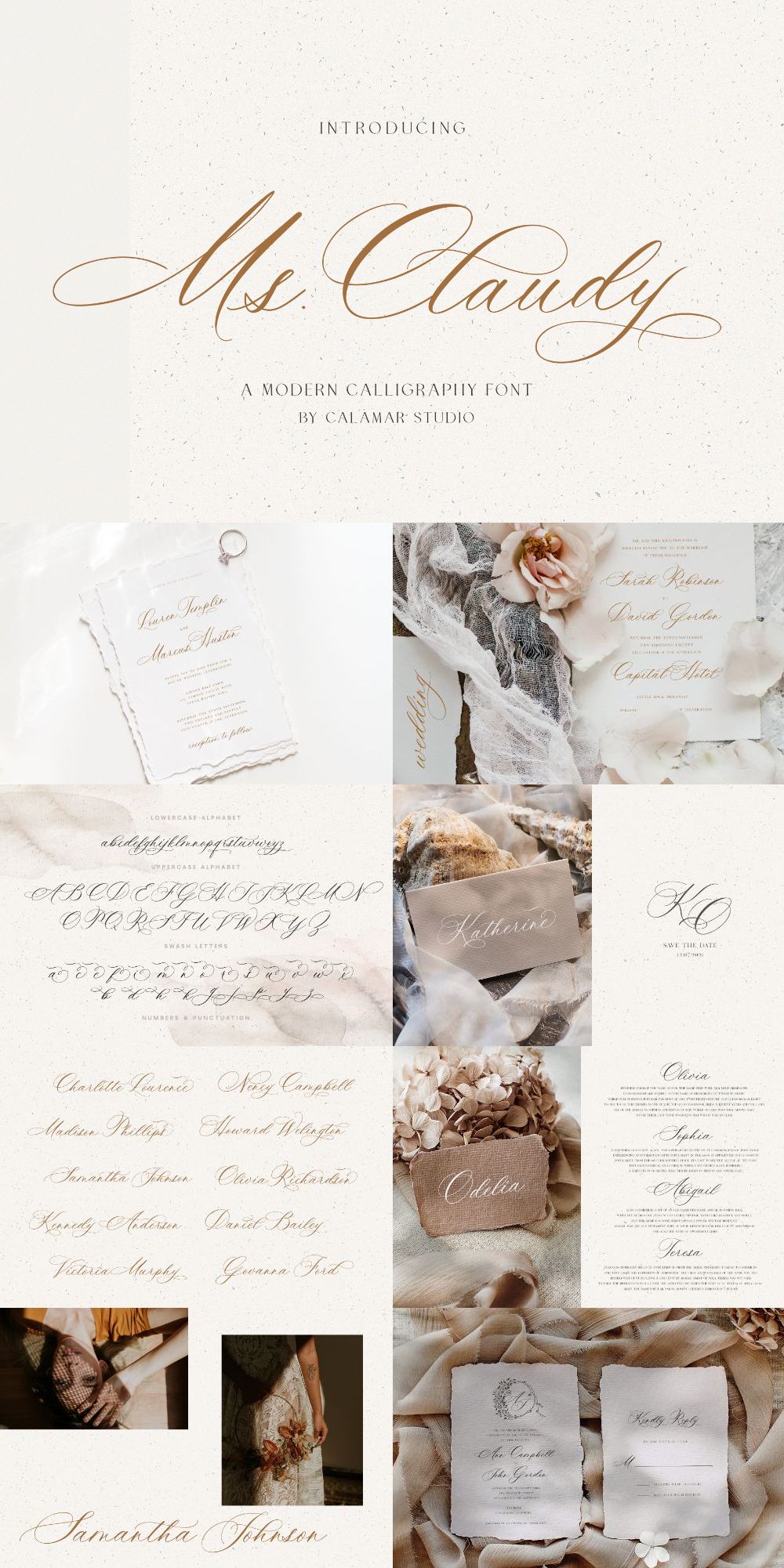 Ms Claudy Wedding Calligraphy Font