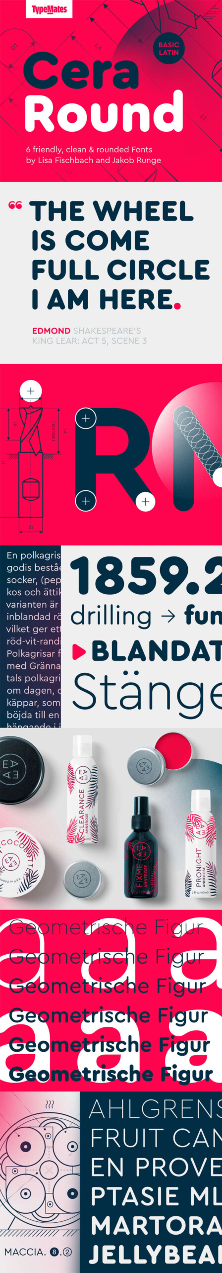 Cera Round Basic (6 font sample family)
