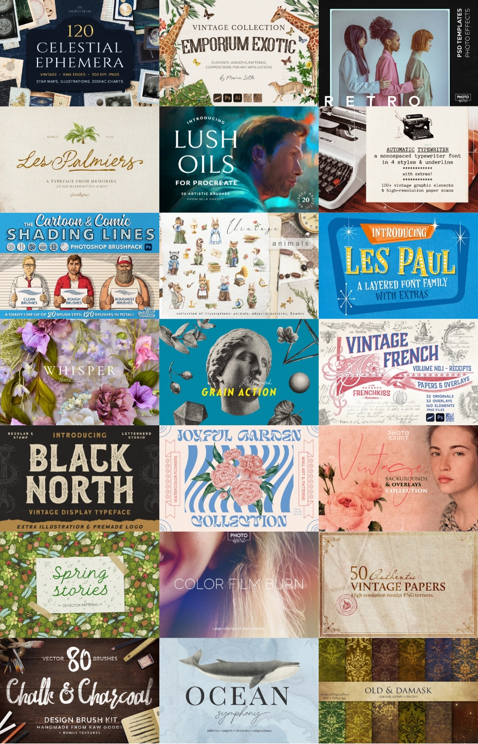 The Exquisite Vintage Creative Collection