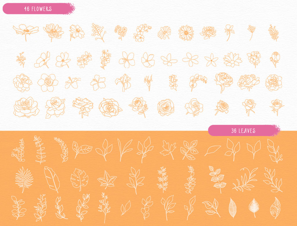 The Flower & Leaf Brush Box