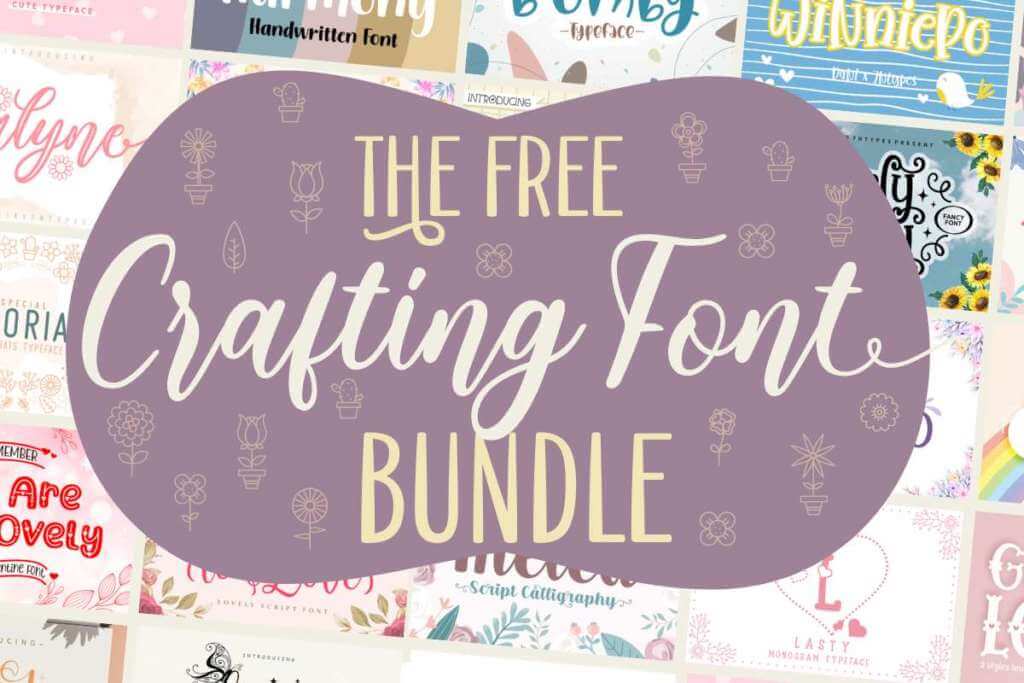 The Free Crafting Font Bundle