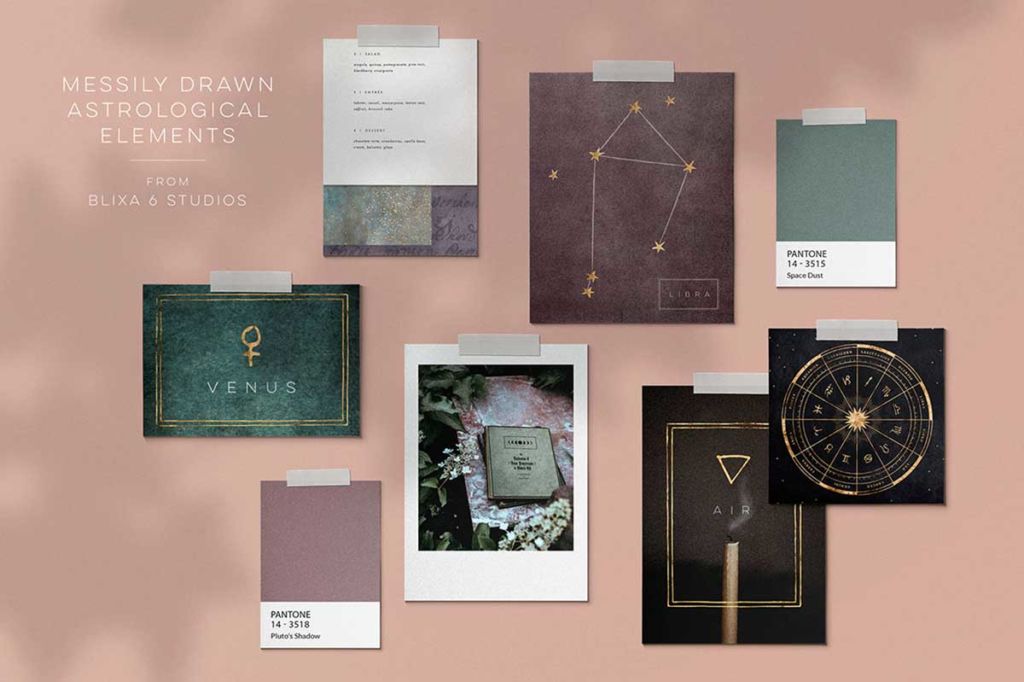 THE STAR ATLAS: GOLDEN ASTROLOGY SET