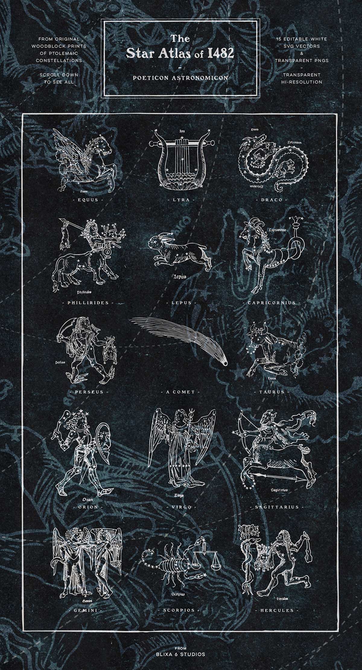 THE STAR ATLAS: GOLDEN ASTROLOGY SET