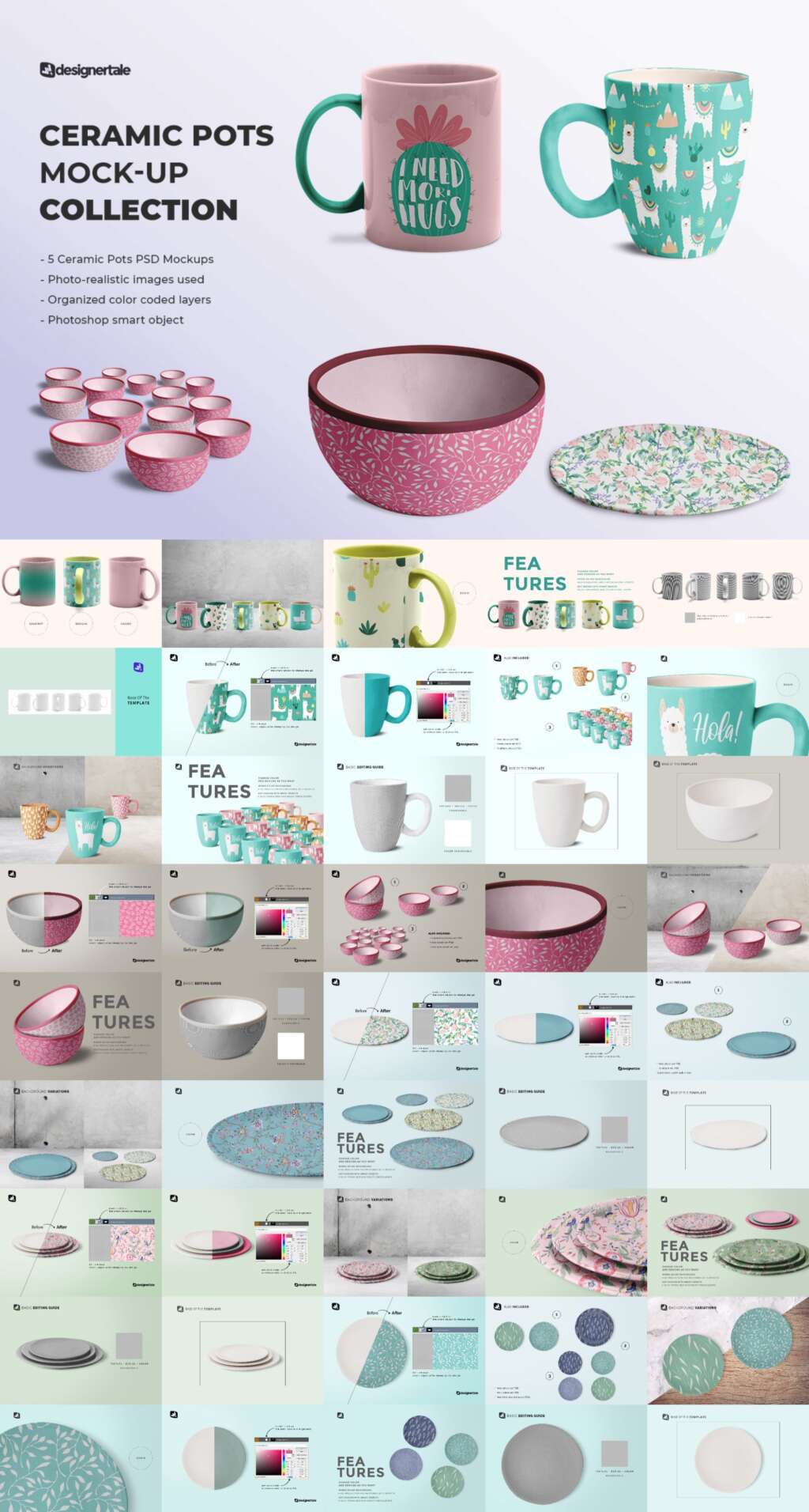 Ceramic Mockup Set
