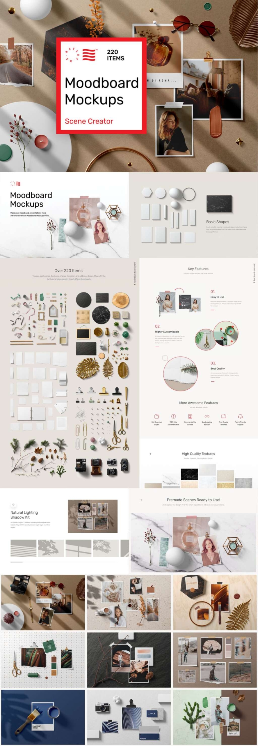 Moodboard Mockups – Scene Creator