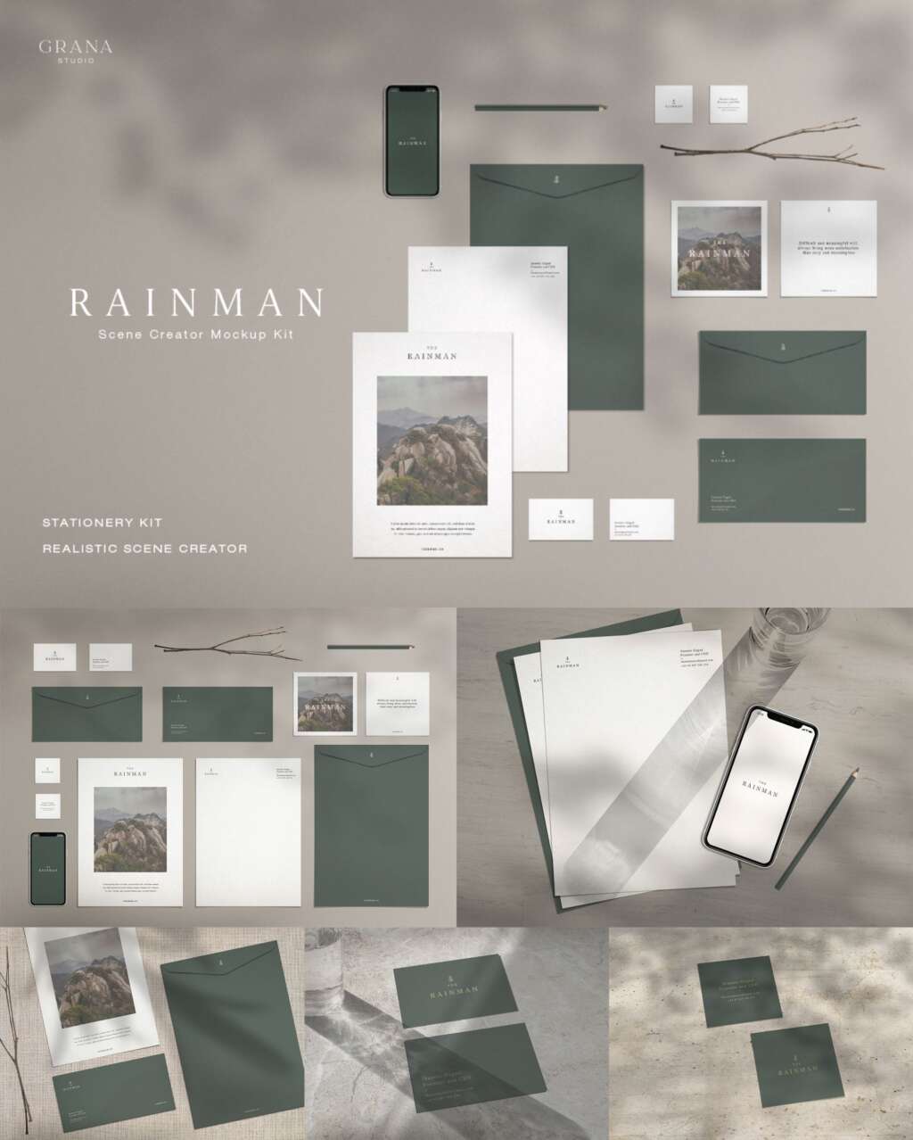 Rainman Mockup Scene Creator