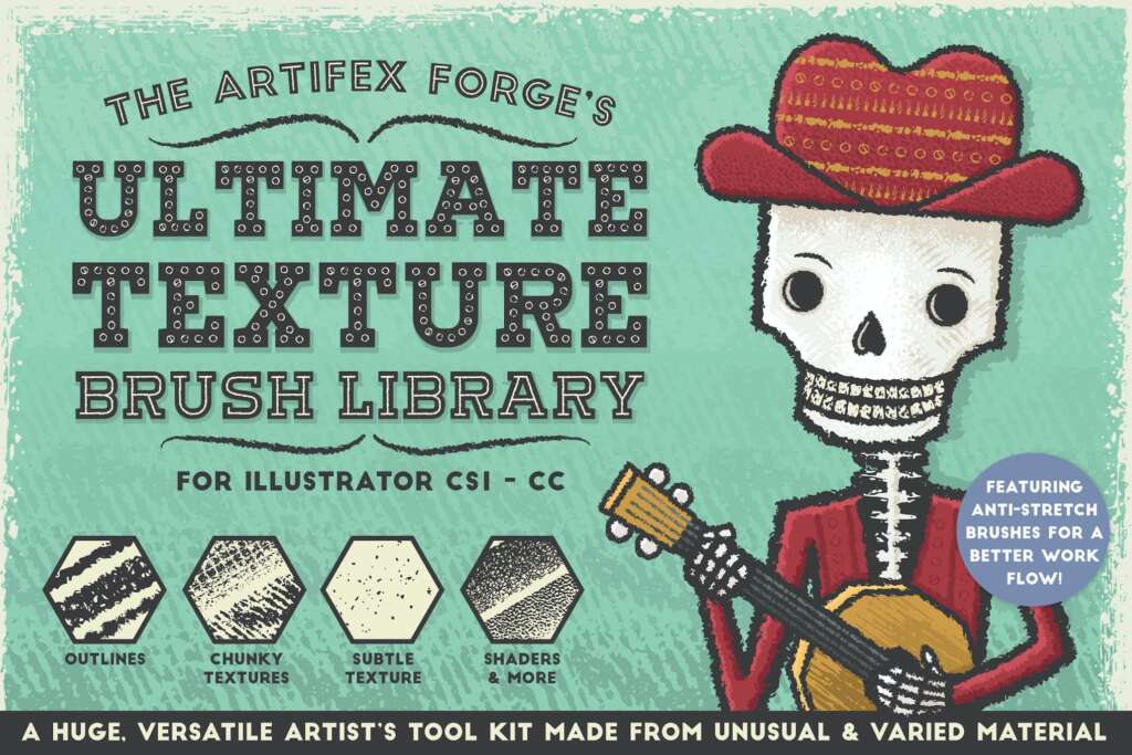 The Ultimate Texture Brush Library
