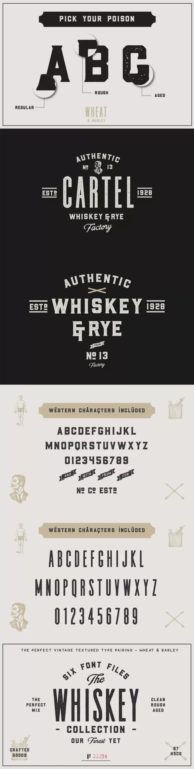 The Whiskey Font Collection
