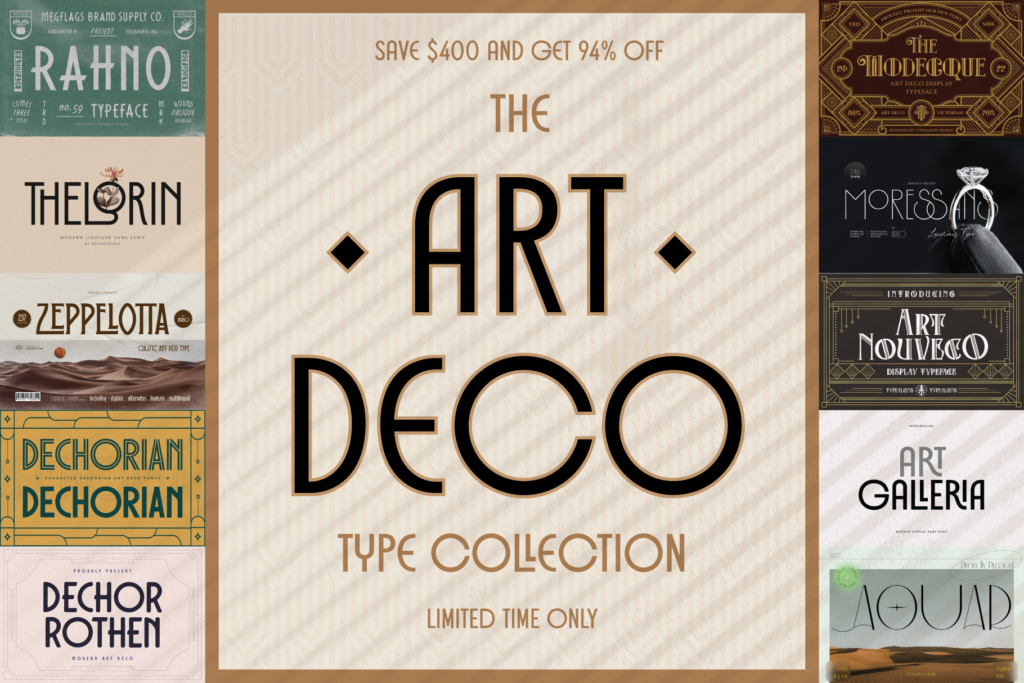 The Art Deco Type Collection
