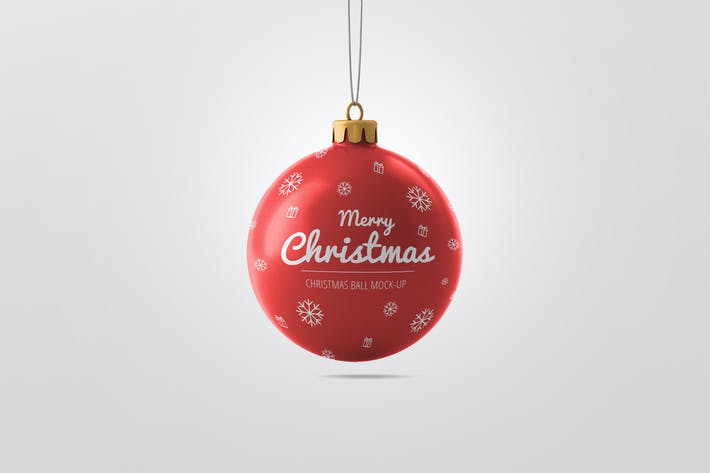 Christmas Ball Mockup