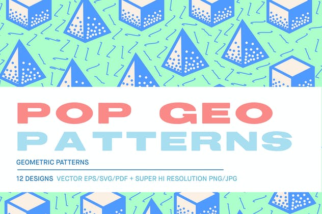 Pop 3D Geo Patterns