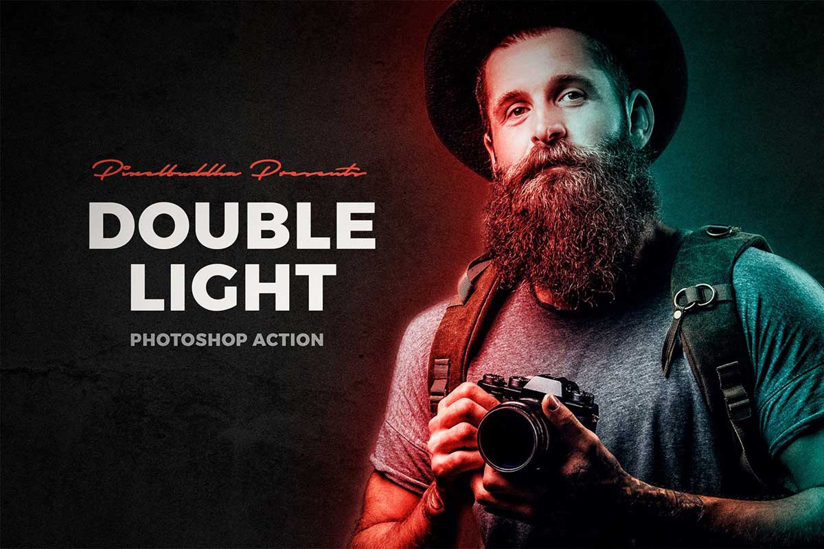 DOUBLE LIGHT PHOTOSHOP ACTION