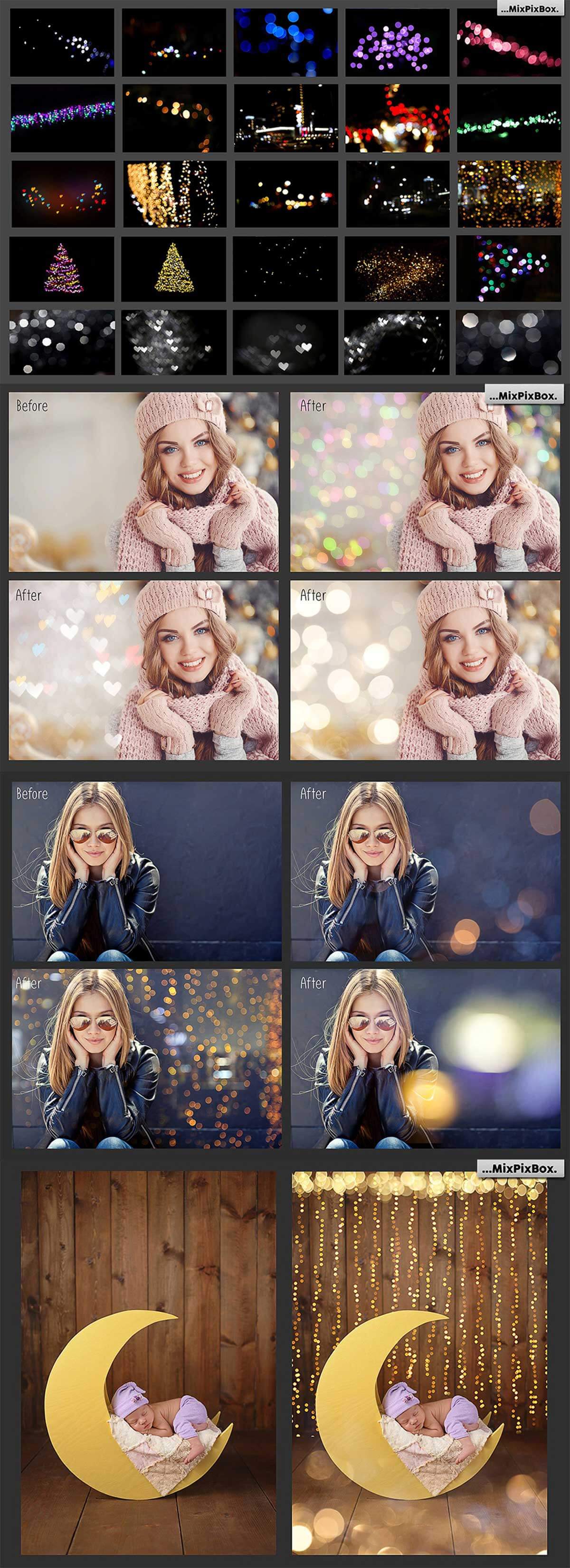 100 BOKEH PHOTO OVERLAYS