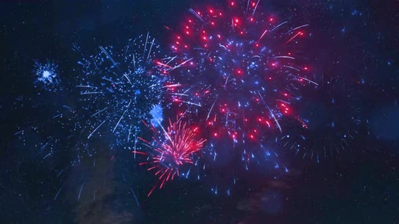 United states independence day fireworks V4
