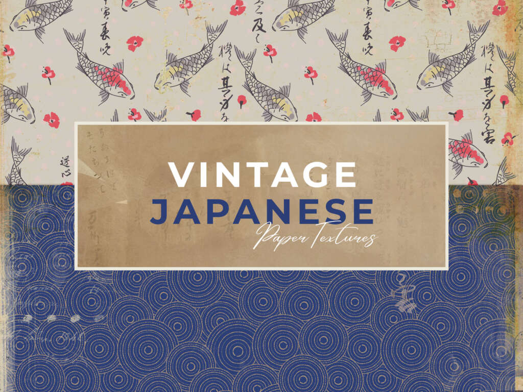 VINTAGE JAPANESE PAPER TEXTURES
