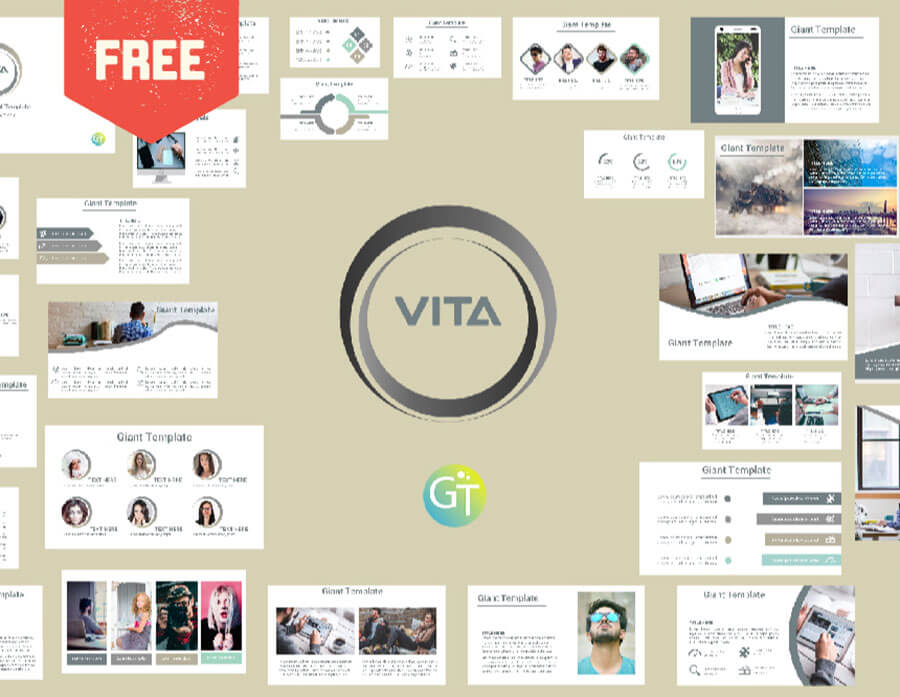 VITA - FREE BUSINESS POWERPOINT TEMPLATE