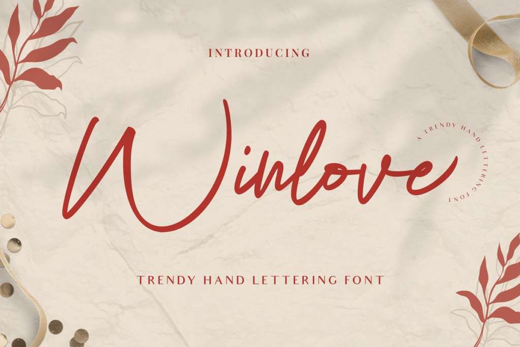 Winlove | Elegant Handwritten Font