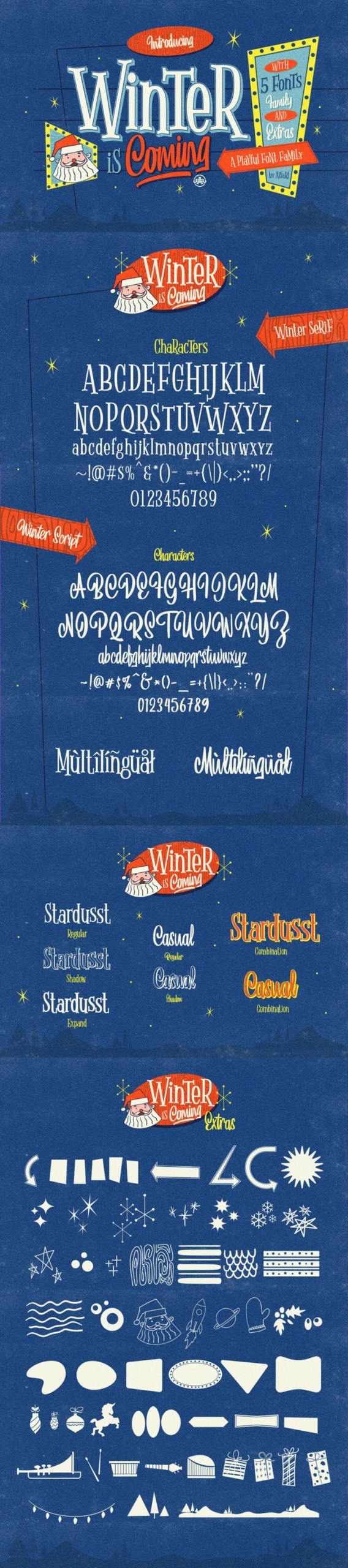 Winter Is Coming Font Family