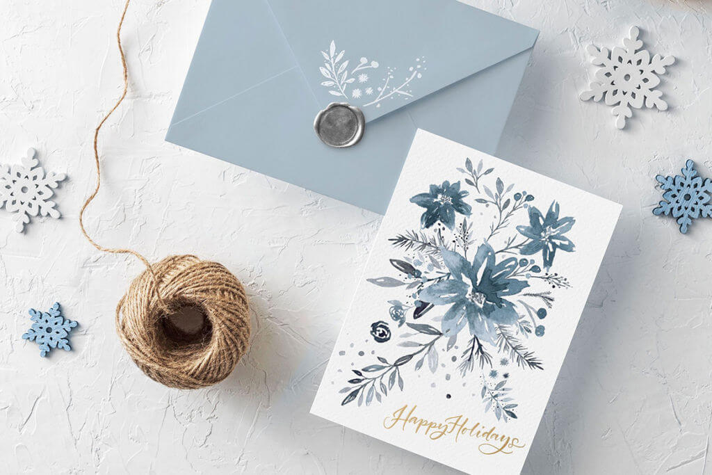Winter Watercolours Graphics Kit