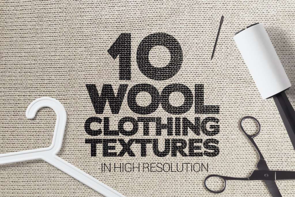 Wool Clothing Textures x10
