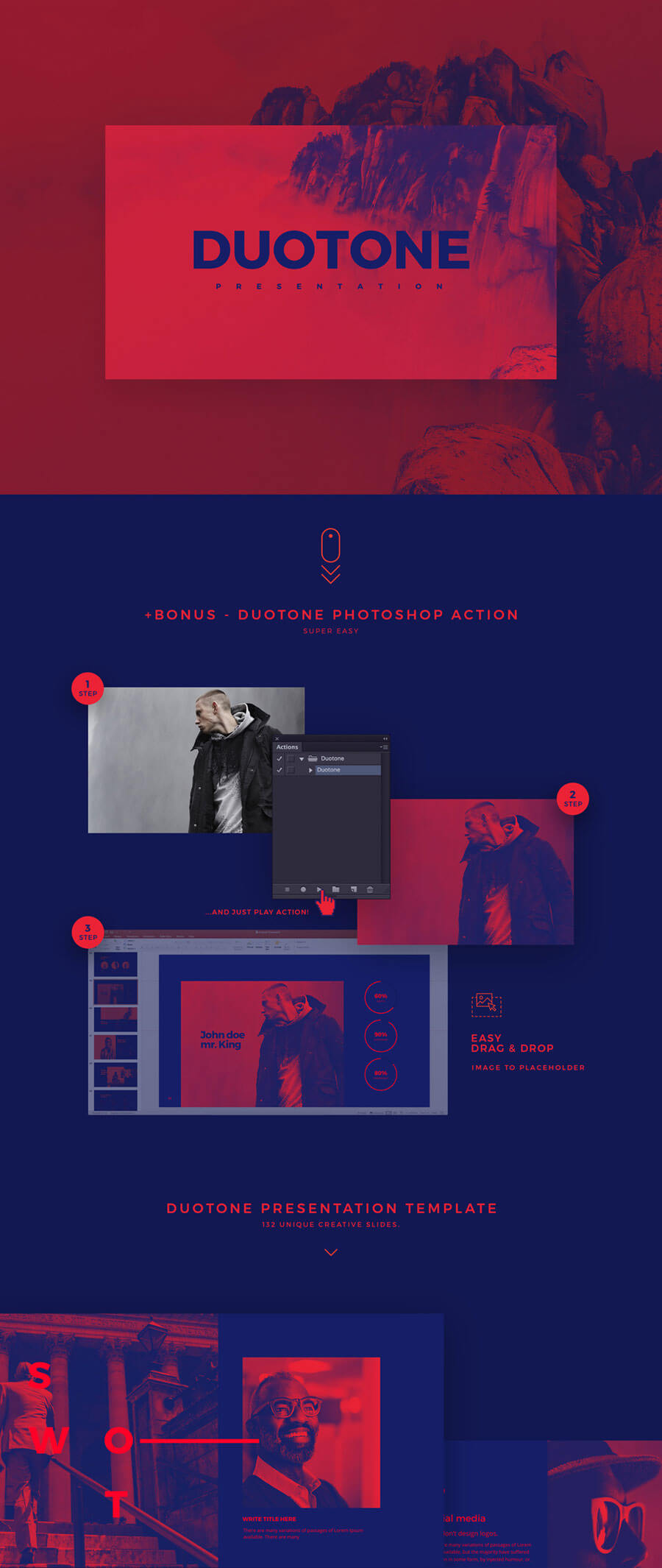 DUOTONE | FREE POWERPOINT & KEYNOTE TEMPLATE