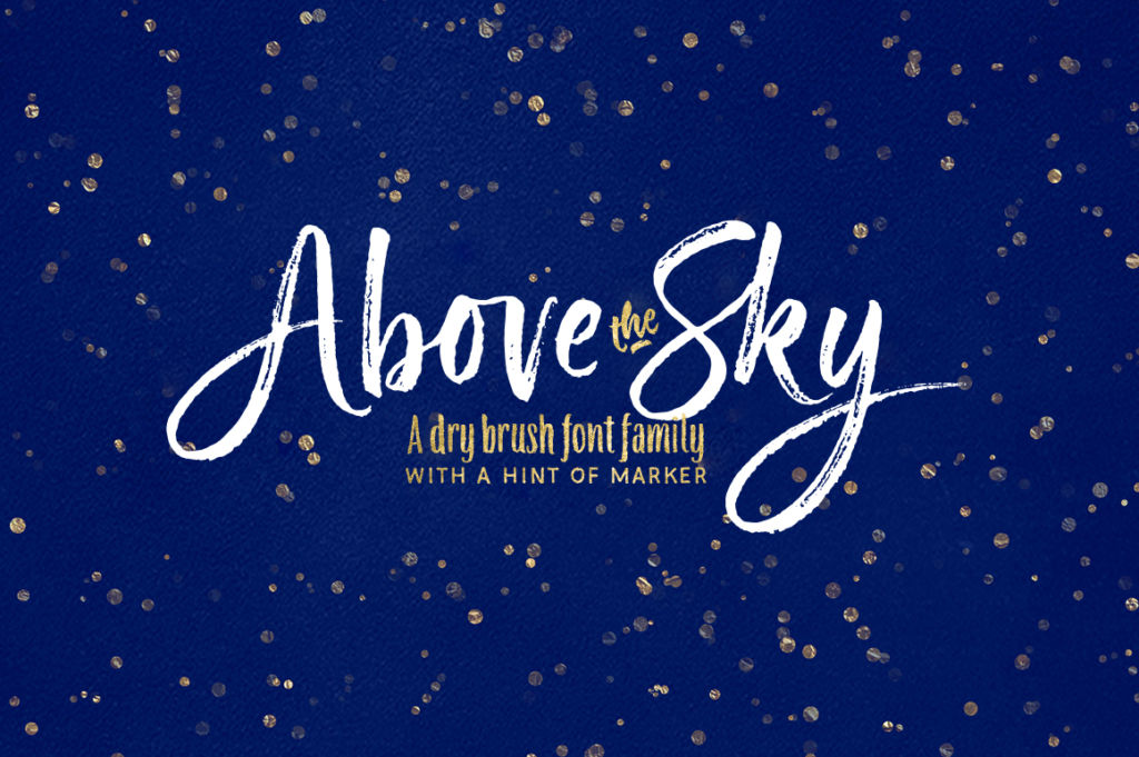 ABOVE THE SKY FONT FAMILY