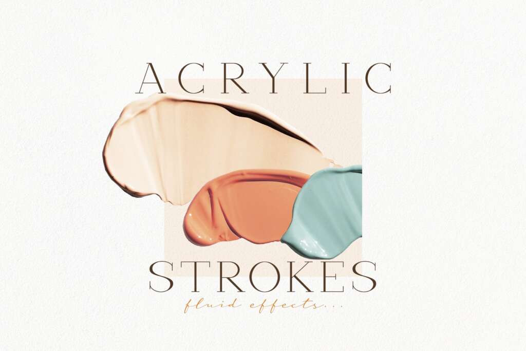 Acrylic Brush Strokes & Abstract