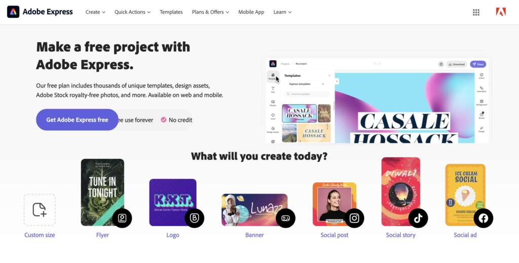 Adobe Express - An Easy-to-Use Graphic Design Platform