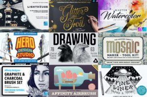 最安2ドルから&1週間限定!Affinity Designer & Photo対応ブラシが最大50%オフ【まとめ買いで...