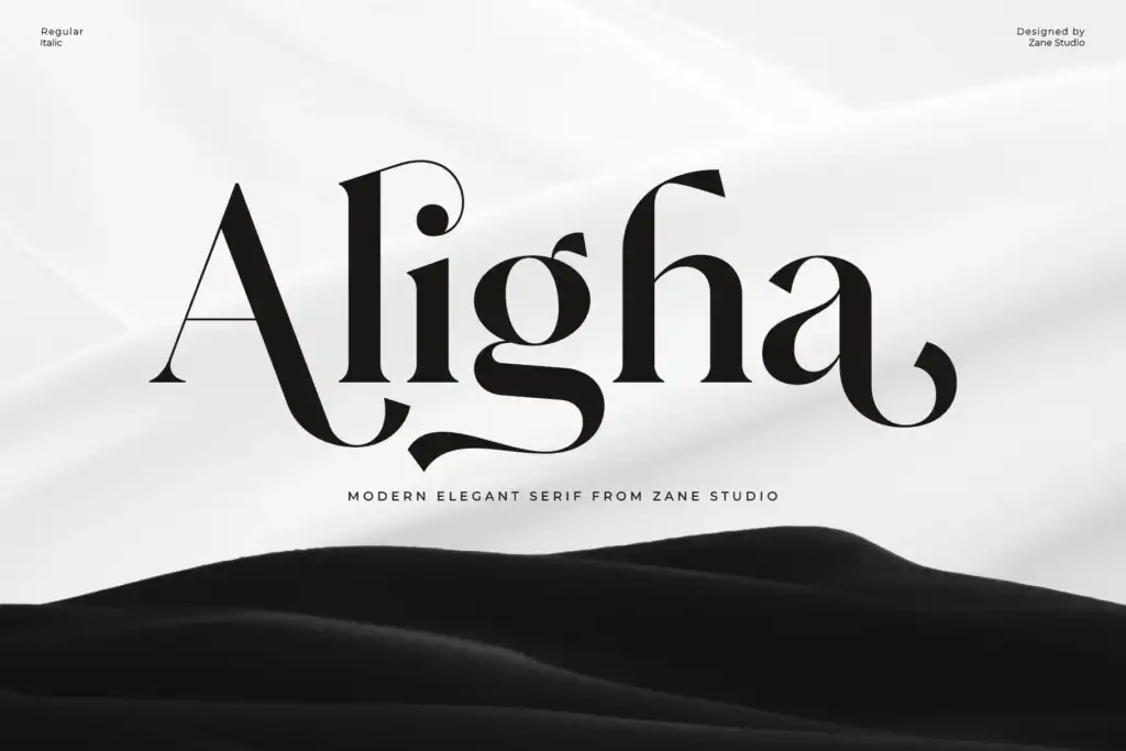 Aligha || Elegant Serif Font